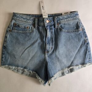 Victoria's Secret Blue Jean Shorts with Frayed Hem